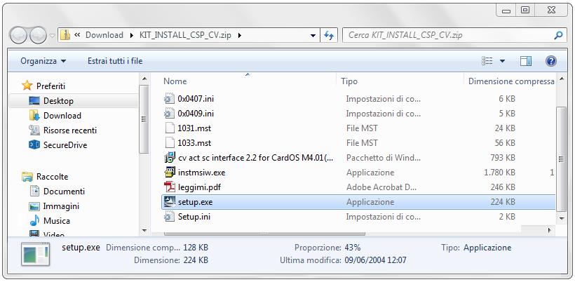 modulo csp scaricare